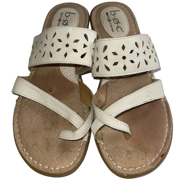 BOC Womens Casaba Cream Sandals Sz 7 - Picture 2 of 6